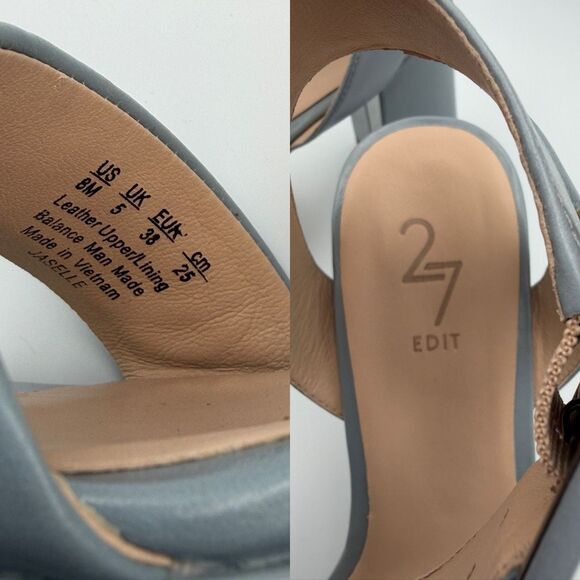 27 Edit Naturalizer Jaselle Platform High Heel Sandal In Glacier Grey Size 8 - Picture 11 of 12